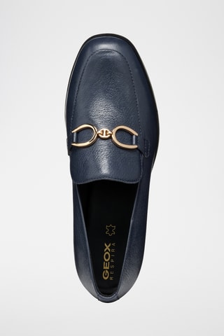 Mocassins en cuir de chèvre Cloridie - Bleu nuit