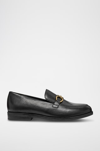 Mocassins en cuir de chèvre Cloridie - Noir