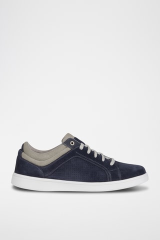 Baskets en nubuck Warrens - Bleu marine