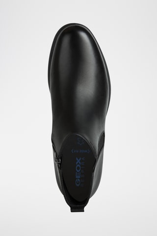 Boots en cuir nappa Spherica - Noir