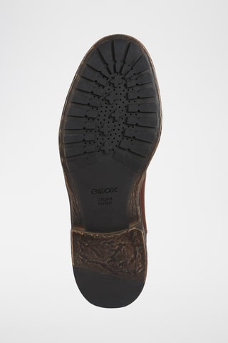 Boots Chelsea en cuir de mouton nappa Aurelio - Marron