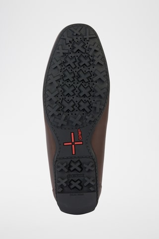 Mocassins en cuir Kosmopolis - Marron foncé