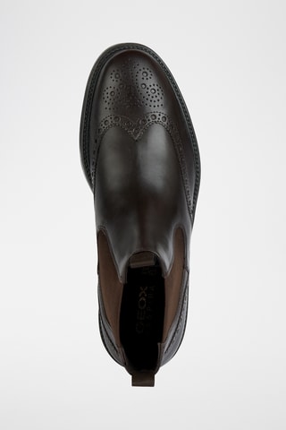 Boots Chelsea en cuir Tiberio - Noir