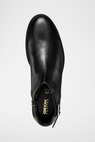 Boots en cuir de veau Decio - Noir