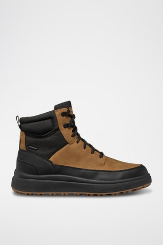 Boots en cuir Granito - Marron clair et noir