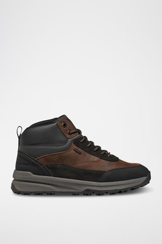 Baskets montantes en cuir Sterratrail - Marron foncé