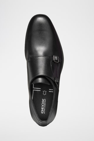 Derbys à boucles cuir de veau Walk Pleasure - Noir
