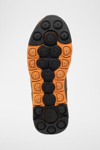 Baskets en cuir Spherica Ecub-4 A - Kaki et orange