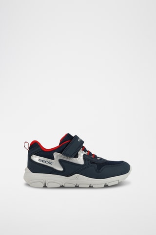 Baskets Torque - Bleu marine et rouge
