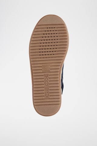 Baskets montantes en nubuck Rebecca - Bleu marine