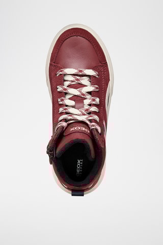 Baskets montantes en nubuck Weemble - Bordeaux