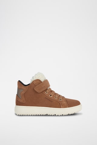 Baskets montantes en nubuck Theleven - Marron