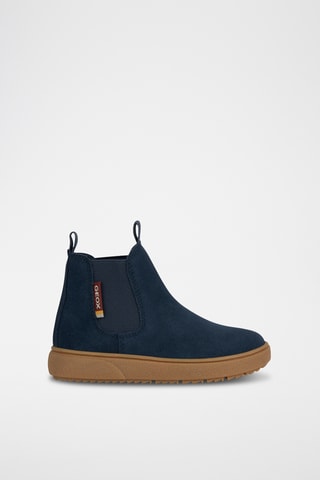 Bottines Chelsea en nubuck Theleven - Bleu marine