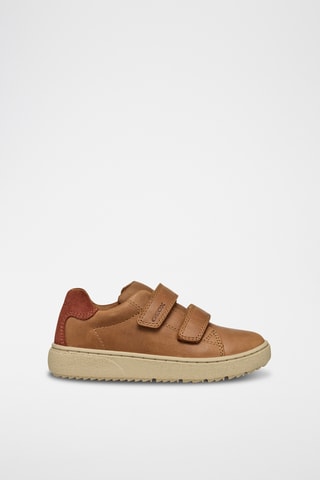 Baskets en cuir de veau Theleven - Marron