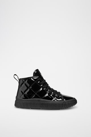 Baskets montantes vernies Laquinny - Noir