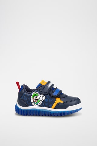 Baskets Luigi Super Mario - Bleu marine