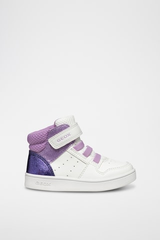 Baskets montantes en cuir Eclipera - Blanc