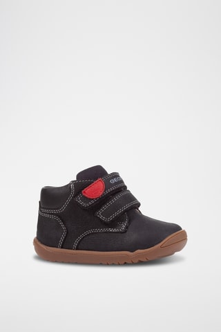 Bottines en cuir Macchia - Bleu marine