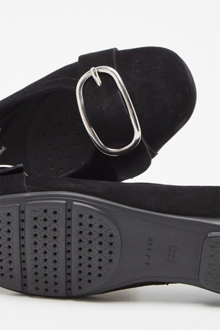 Ballerines en nubuck Annytah - Noir