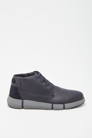 Baskets montantes en cuir Adacter Bleu marine