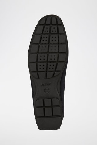 Mocassins en nubuck Moner Bleu marine