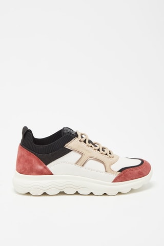 Baskets en cuir nappa Spherica Blanc