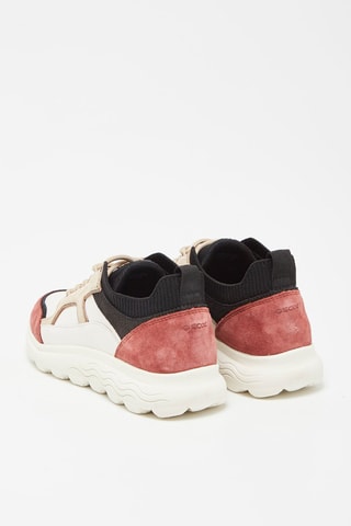 Baskets en cuir nappa Spherica Blanc