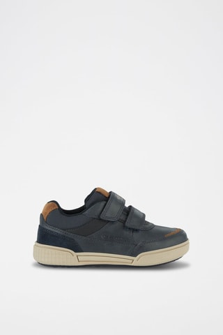 Sneakers en cuir Poseido B. C  - Bleu