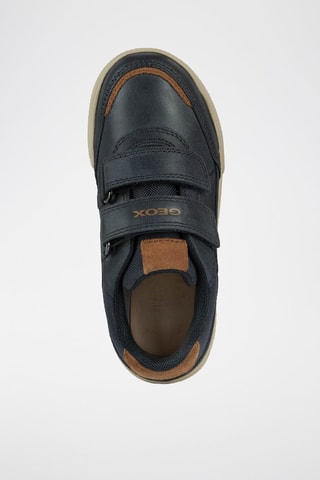 Sneakers en cuir Poseido B. C  - Bleu