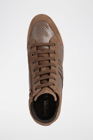 Baskets en cuir Myria Marron