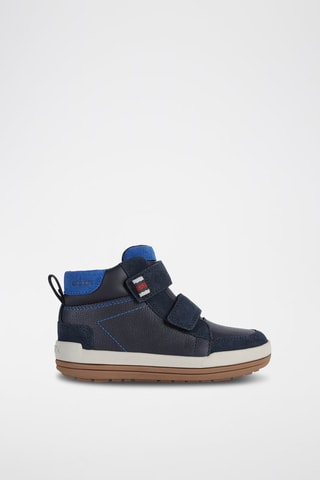 Baskets en cuir Charz Bleu marine