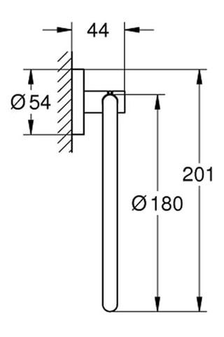 Anneau porte-serviettes Quickfix
