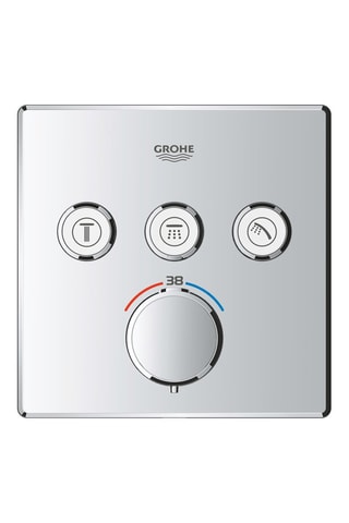 Ingebouwd thermostatisch douchesysteem.