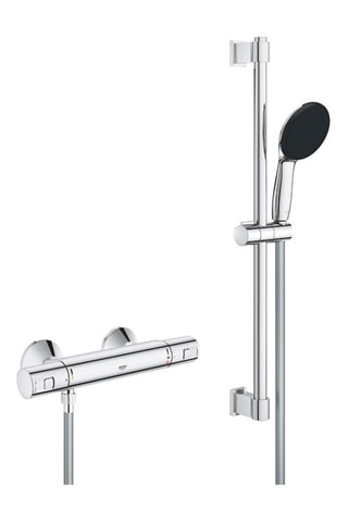 Thermostatische Wandset en Douchestang Precision Start