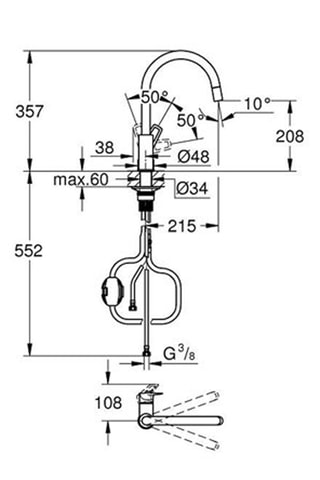 Mitigeur évier Start Loop