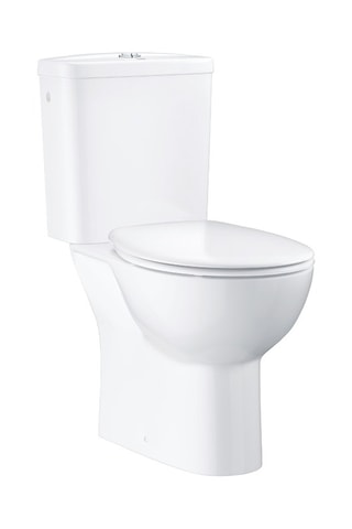 Set Toilet om neer te zetten zonder Flens Bau Ceramic