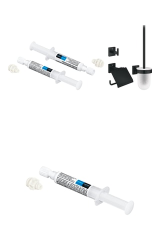 Ensemble d’accessoires pour salle de bain QuickGlue et 3 colles - 3 x 2,5 ml
