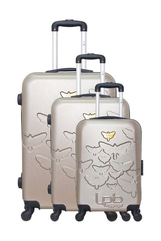Set van 3 Trolleys Aelys - 55/65/75 cm - Beige