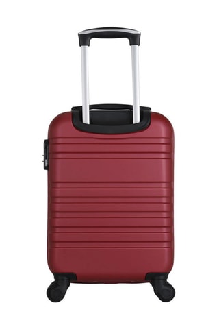 Handbagagetrolley en Beautycase Aurélia-H (S/K) - 50/23 cm - Bordeauxrood