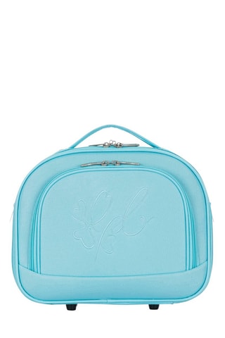 Beautycase Anna - 34 cm - Hemelsblauw