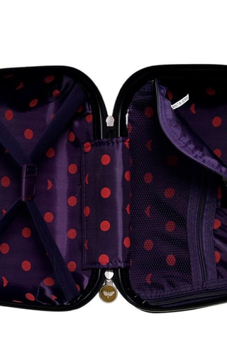 Handbagagetrolley en Beautycase Aurélia-H (S/K) - 55/23 cm - Paars