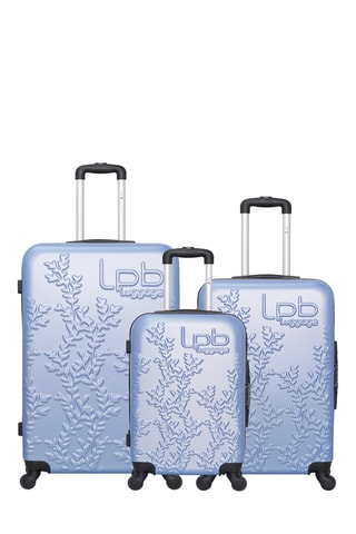 Set van 3 Trolleys Nais - Hemelsblauw - 55 / 65 / 75 cm - Blauw
