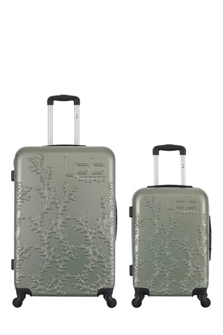 Handbagagetrolley en Grote Trolley Nais - Kaki - 55/75 cm - Kaki