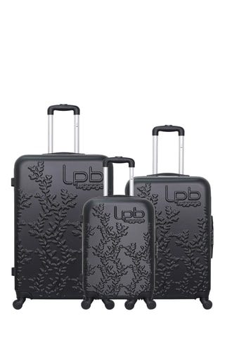 Set van 3 Trolleys Nais - Zwart - 55 / 65 / 75 cm - Zwart