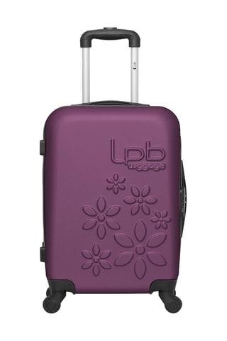 Handbagagetrolley Eleonor Donkerpaars - Paars