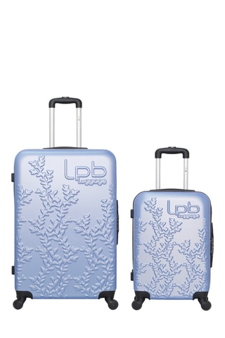 Handbagagetrolley en Grote Trolley Nais - Hemelsblauw - 55/75 cm - Blauw