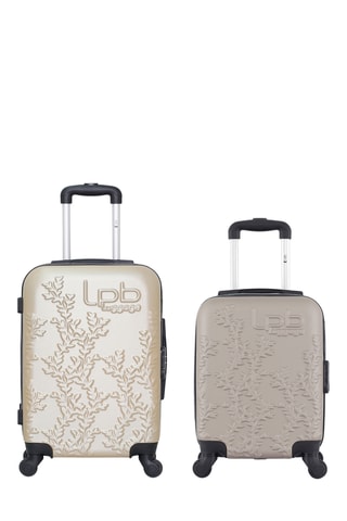 XXS Trolley en Handbagagetrolley Nais - Beige - 46/55 cm - Beige