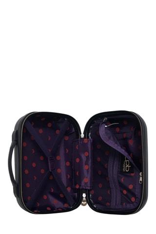 Handbagagetrolley en Beautycase Francette-H (S/K) - 50/21,5 cm - Donkergrijs