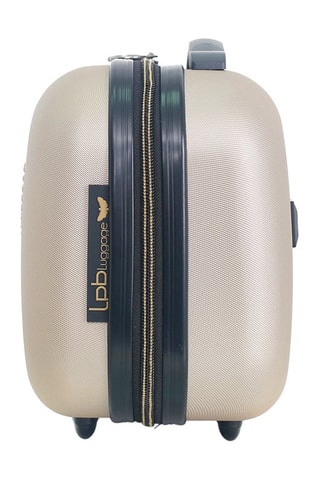 Handbagagetrolley en Beautycase Francette-H (S/K) - 50/21,5 cm - Beige