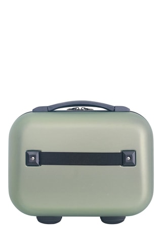Handbagagetrolley en Beautycase Francette-H (S/K) - 50/21,5 cm - Kaki